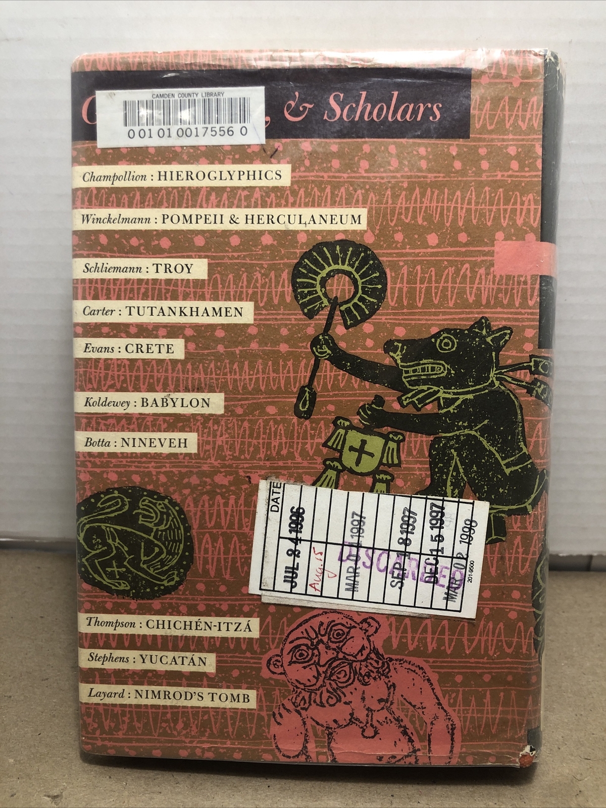 Gods, Graves & Scholars: The Story of Archaeology by C.W. Ceram – 1968 – HCDJ