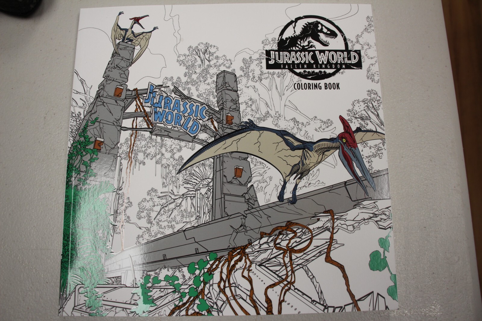 Jurassic World: Fallen Kingdom Adult Coloring Book Brand new!