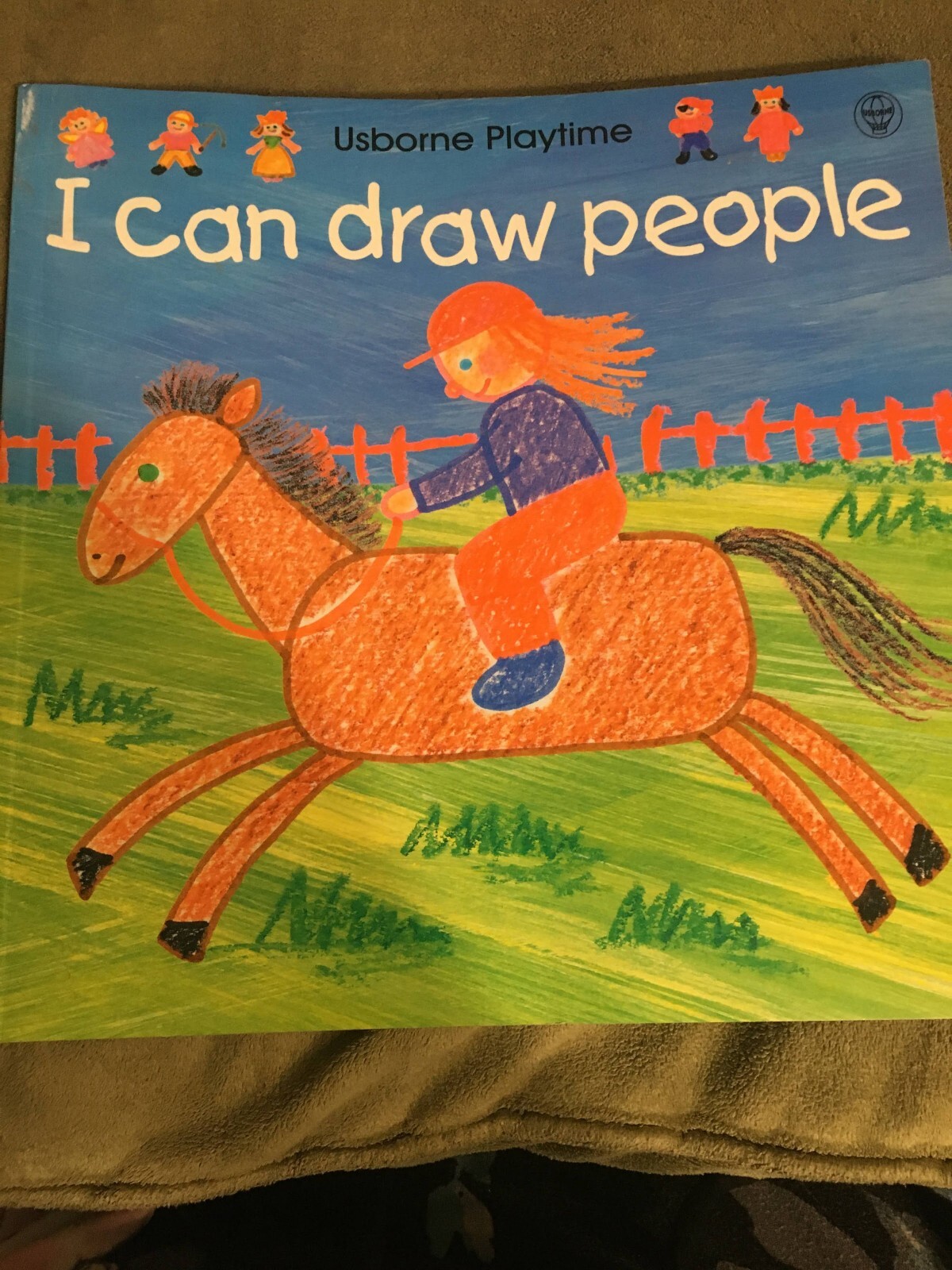 I Can Draw People (Usborne Playtime) by Gibson, Ray Paperback Book The Fast Free