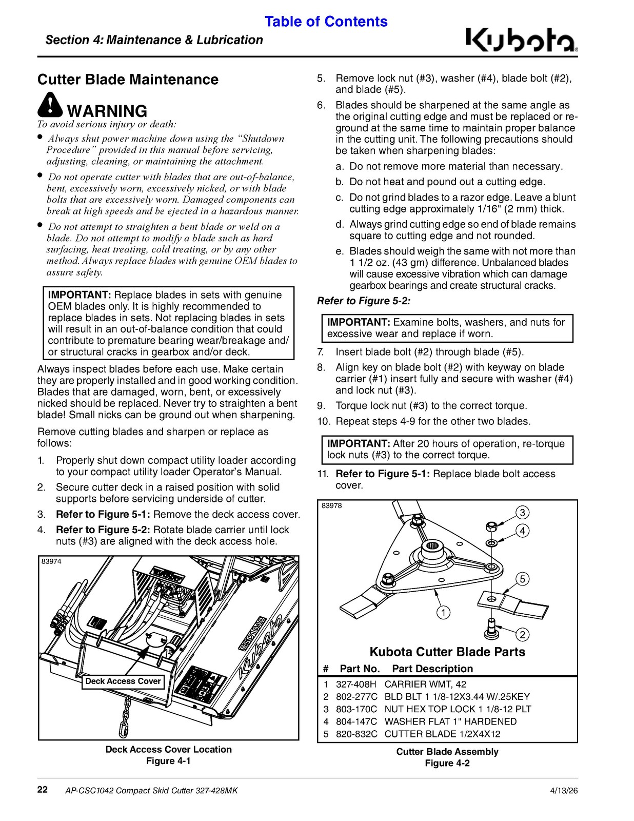 LAND PRIDE CSC10 Series Compact Skid Cutter Operators Manual – WIRE BOUND