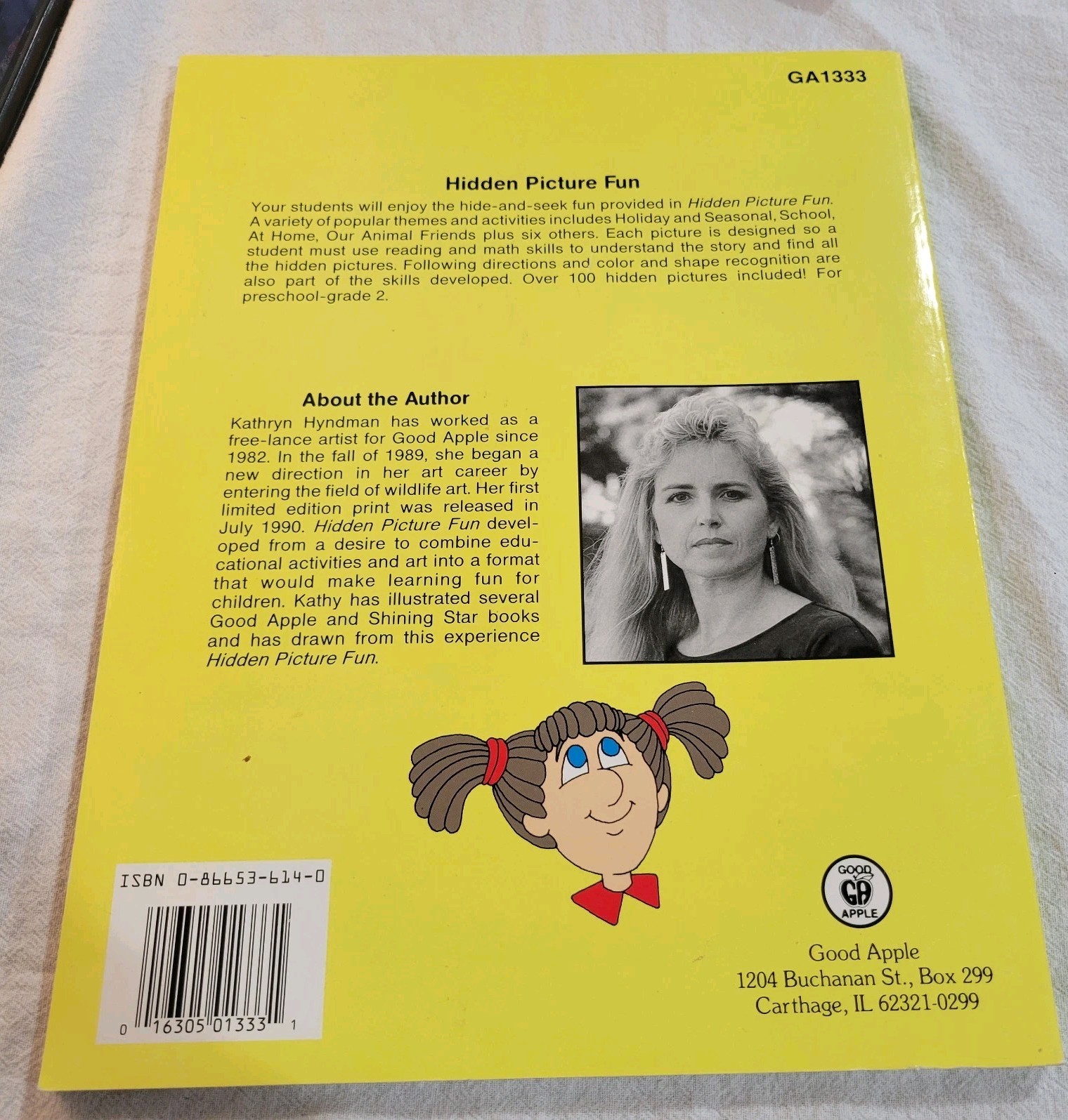 1991 Hidden Picture Fun Activity Book For Preschool-Grade 2 NEW 106 Pages