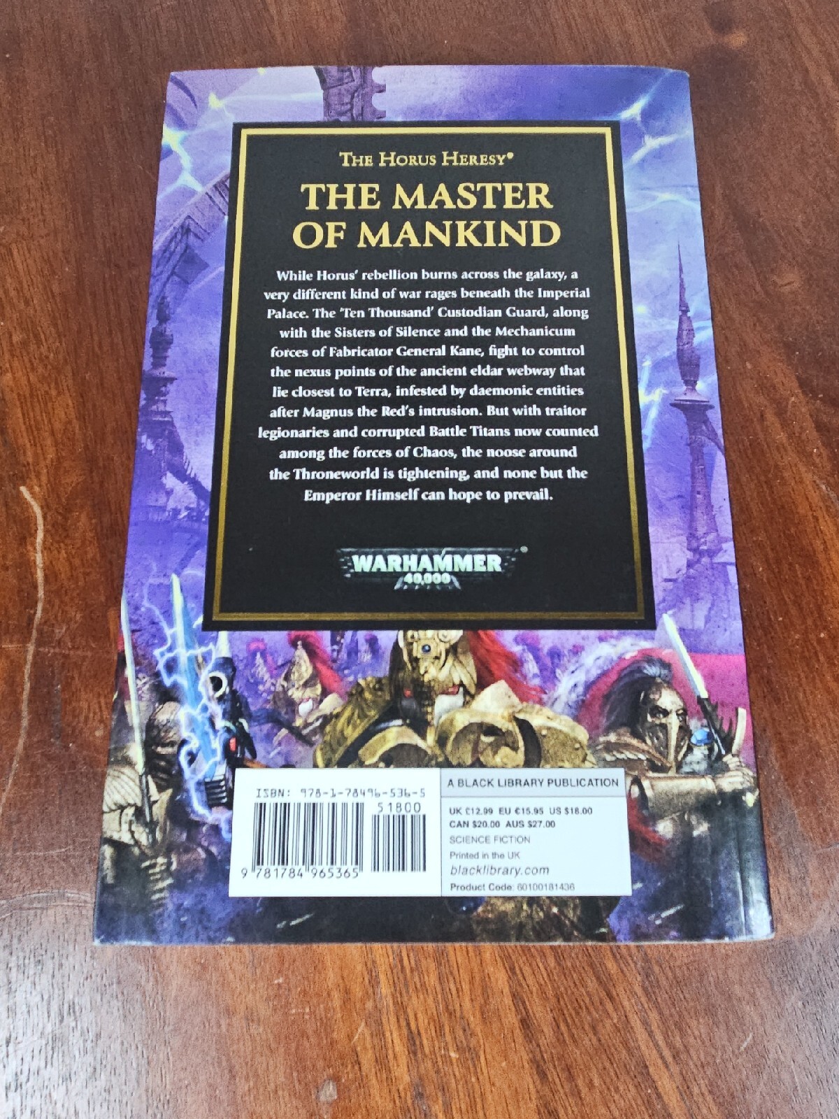 The Master of Mankind The Horus Heresy Book 41 Aaron Dembski-Bowden