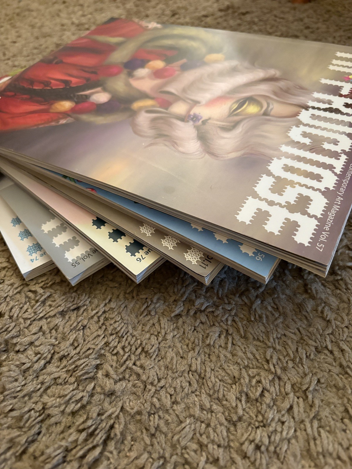 Hi Fructose Magazine Lot of 6 Issues 2009-2025 Volumes 11 55 56 57 74 76