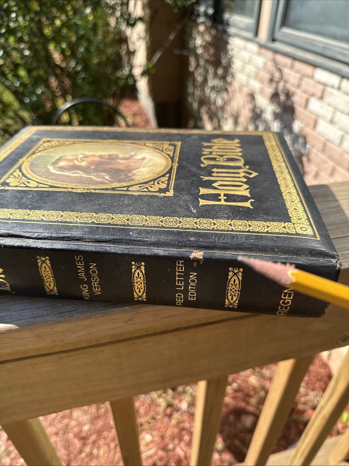 Vintage 1978 Nelson/Regency Family Bible Red Letter KJV Large 8” X 11” Holy Bib