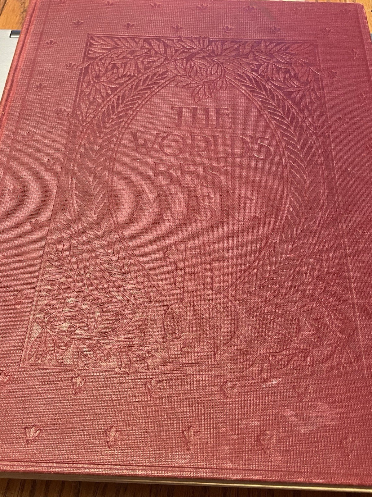 1909 VOLUMES 1-5 WORLDS BEST MUSIC INSTRUMENTAL Index The University Society
