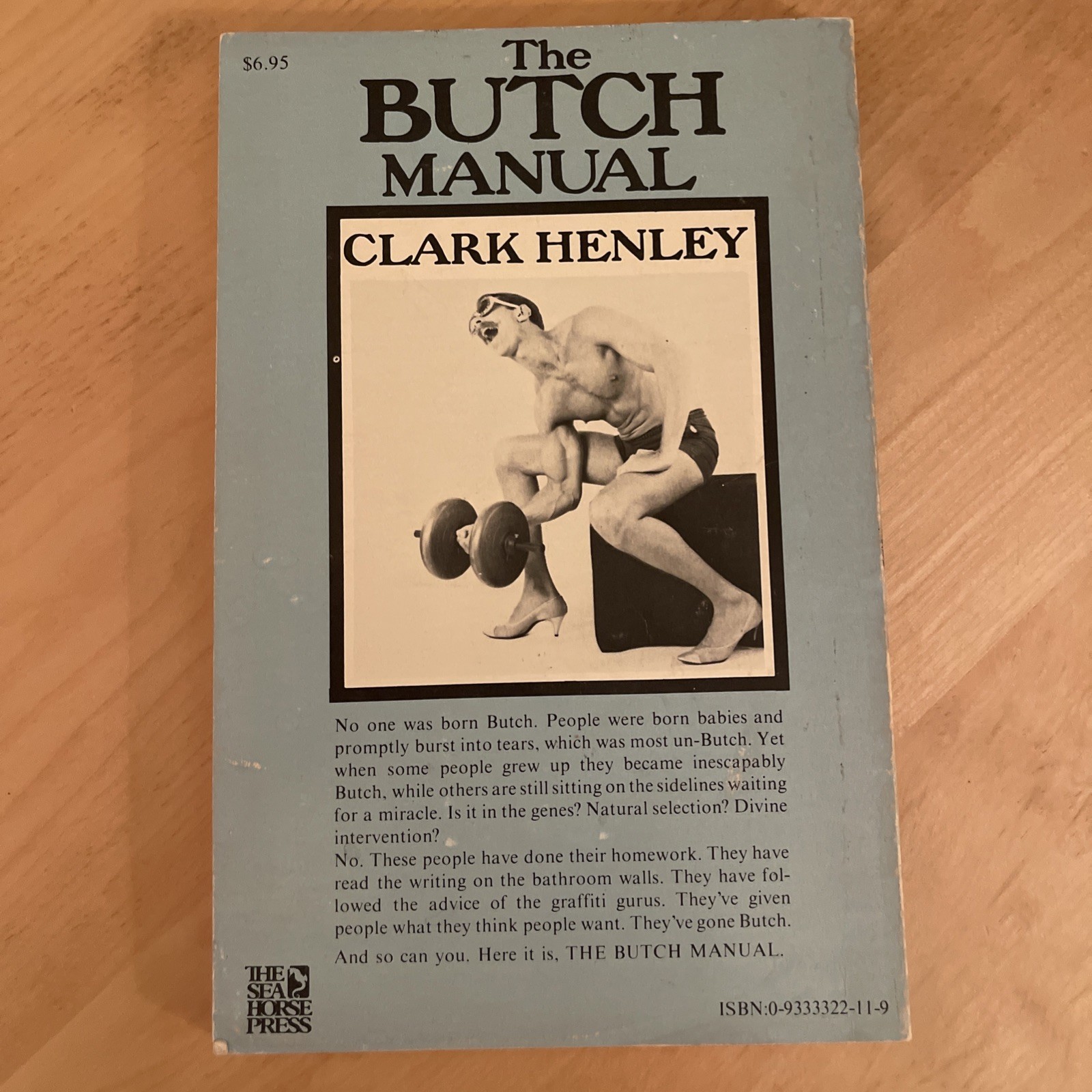 THE BUTCH MANUAL – CLARK HENLEY – VERY RARE VINTAGE FIRST EDTION COPY PB -VG