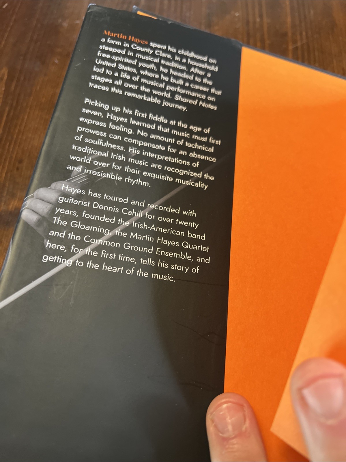 Shared Notes: A Musical Journey by Hayes, Martin Hardback Book The Fast Free