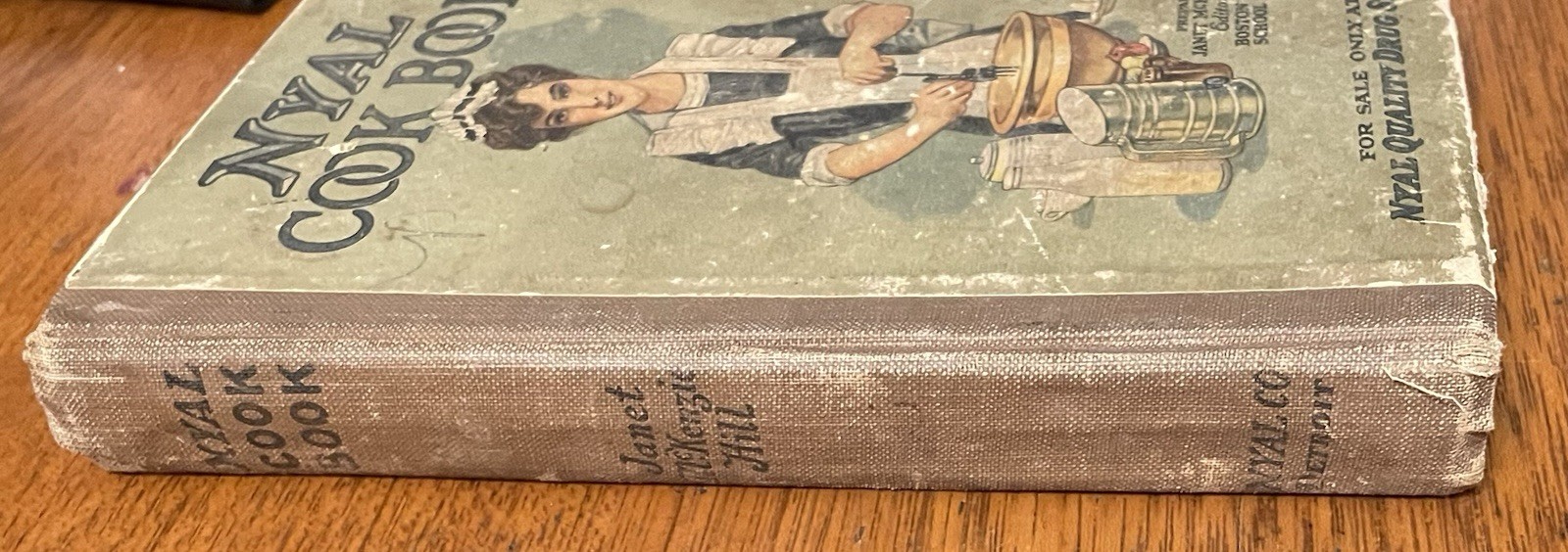 1916 Nyal Cook Book by Janet McKenzie Hill Boston Cooking School Antique HC