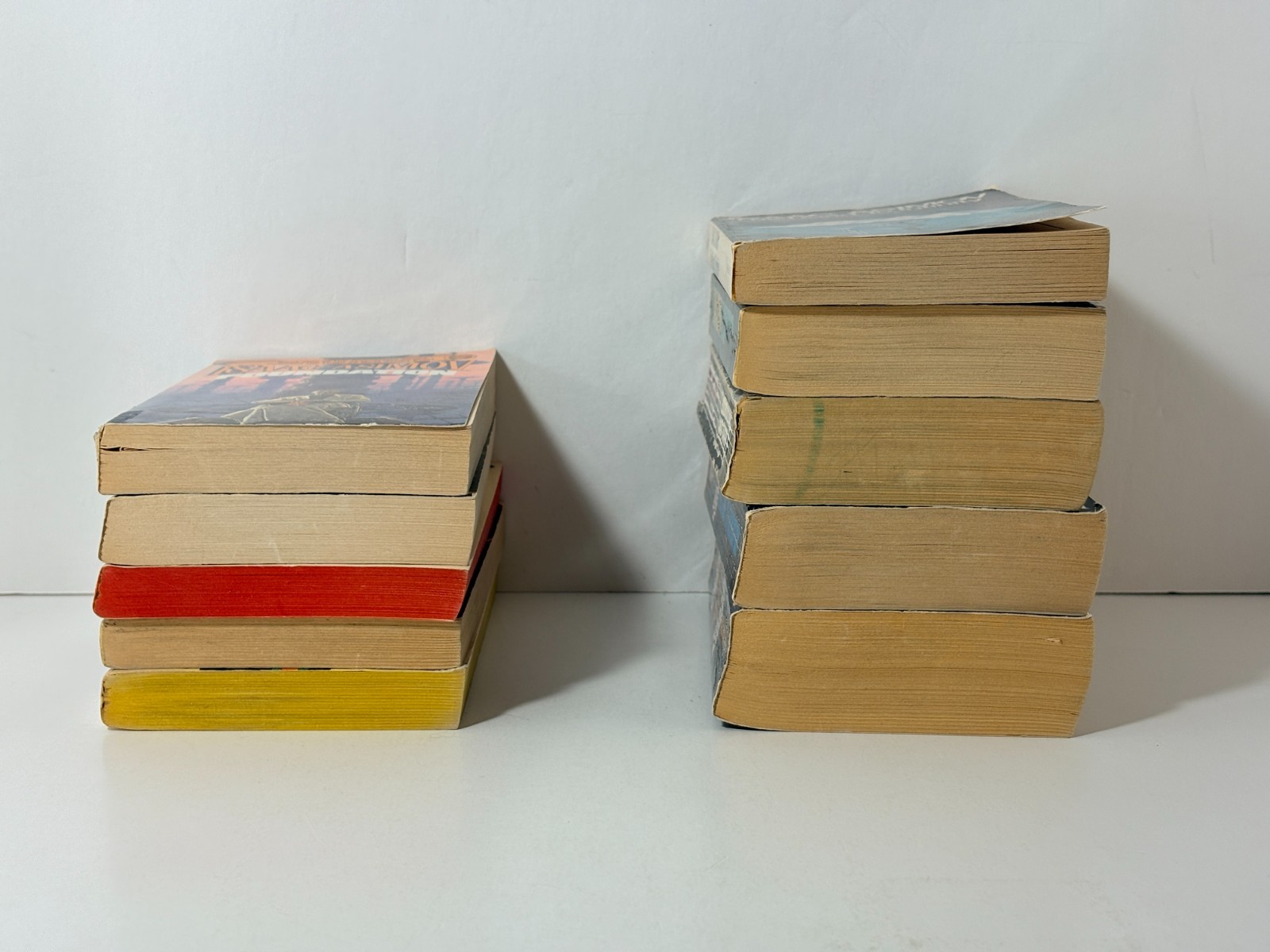 Lot of 10 ISAAC ASIMOV Science Fiction Paperbacks Misc. Vintage 1951-1990