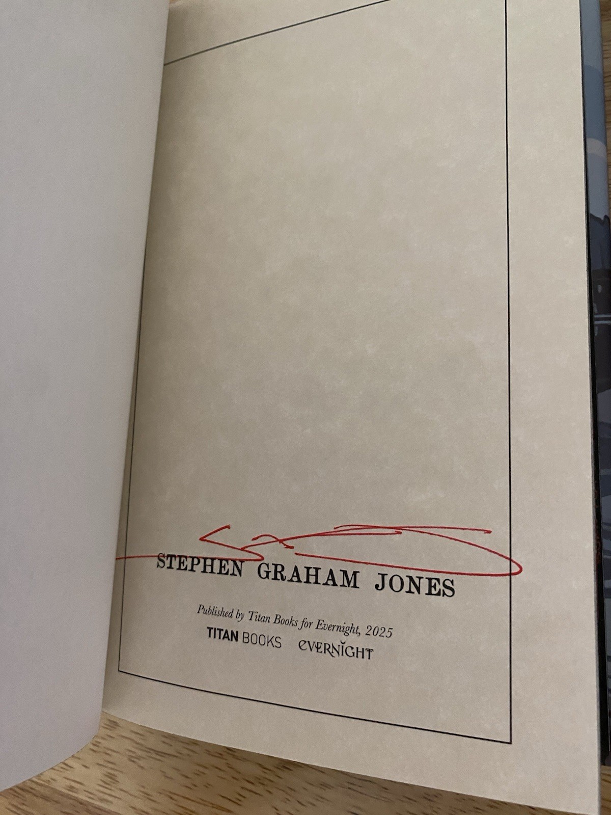 Stephen Graham Jones Indian Lake Trilogy Hardcover Set Evernight Exclusive