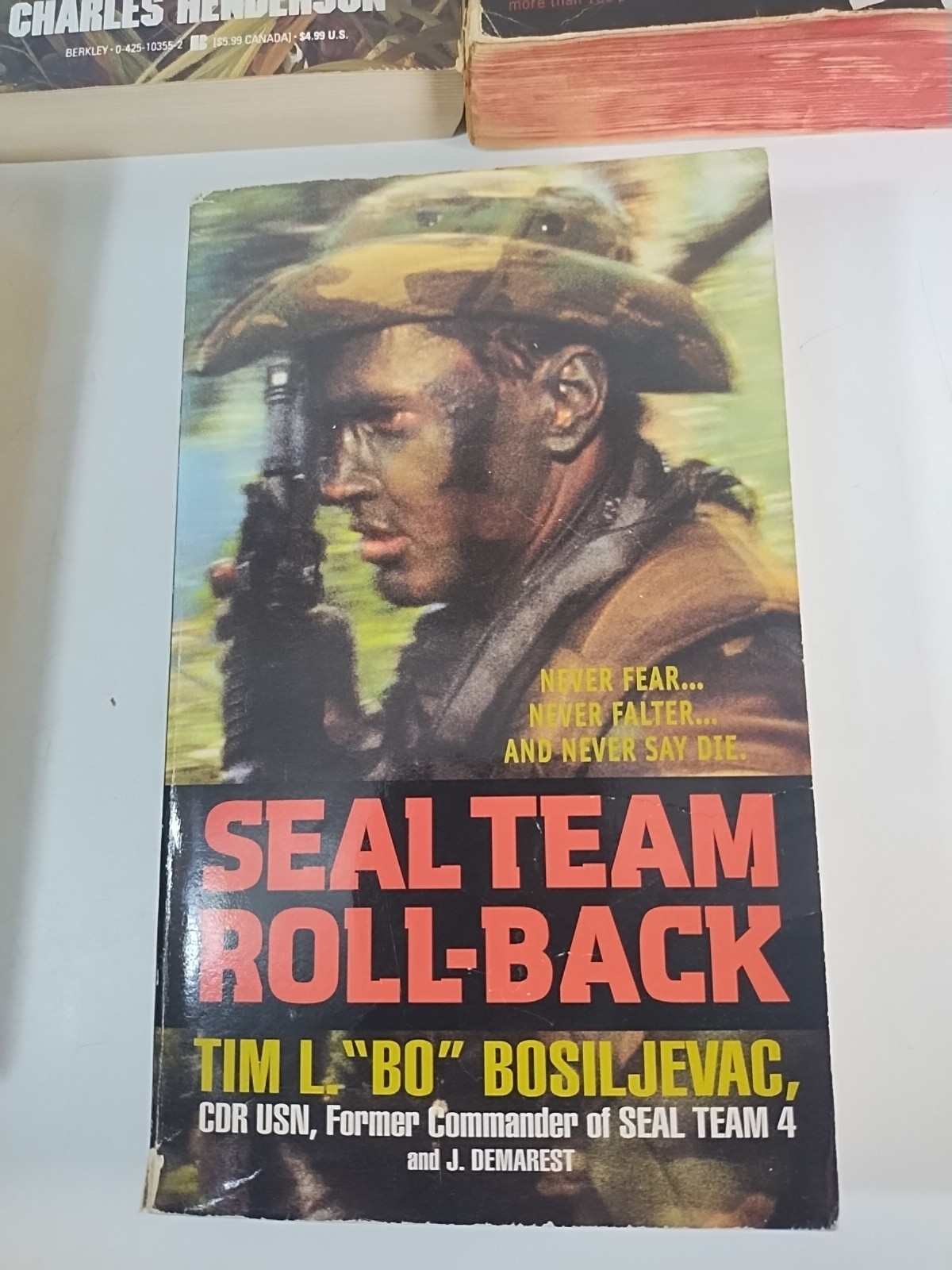 Vintage Military WWII & Vietnam War Paperback Book Lot of 8 Historical History