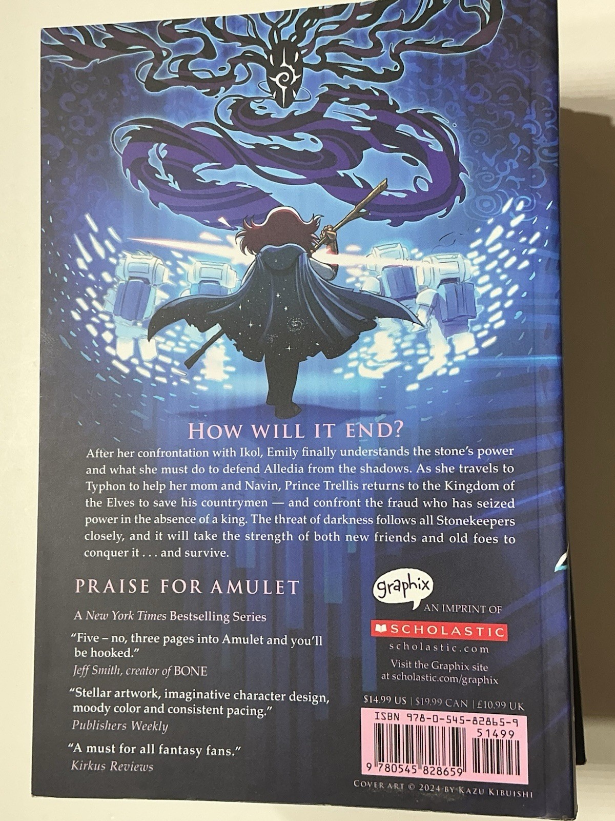 Lot 9 AMULET Books #1-9 Complete Series Set by Kazu Kibuishi Graphic Novels
