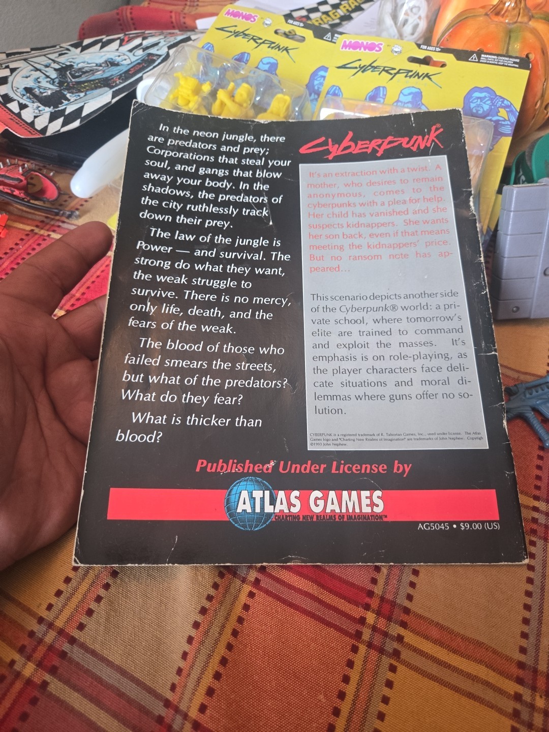 Thicker than Blood by Alison Brooks adventure for Cyberpunk Atlas Games Vintage