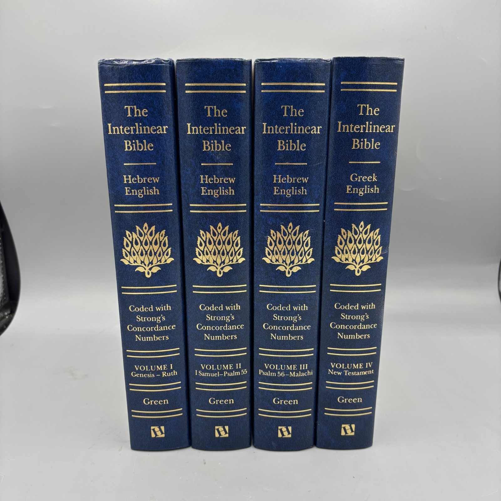 The Interlinear Bible Hebrew-Greek-English 4 Volume Set Hardcover Complete SET!