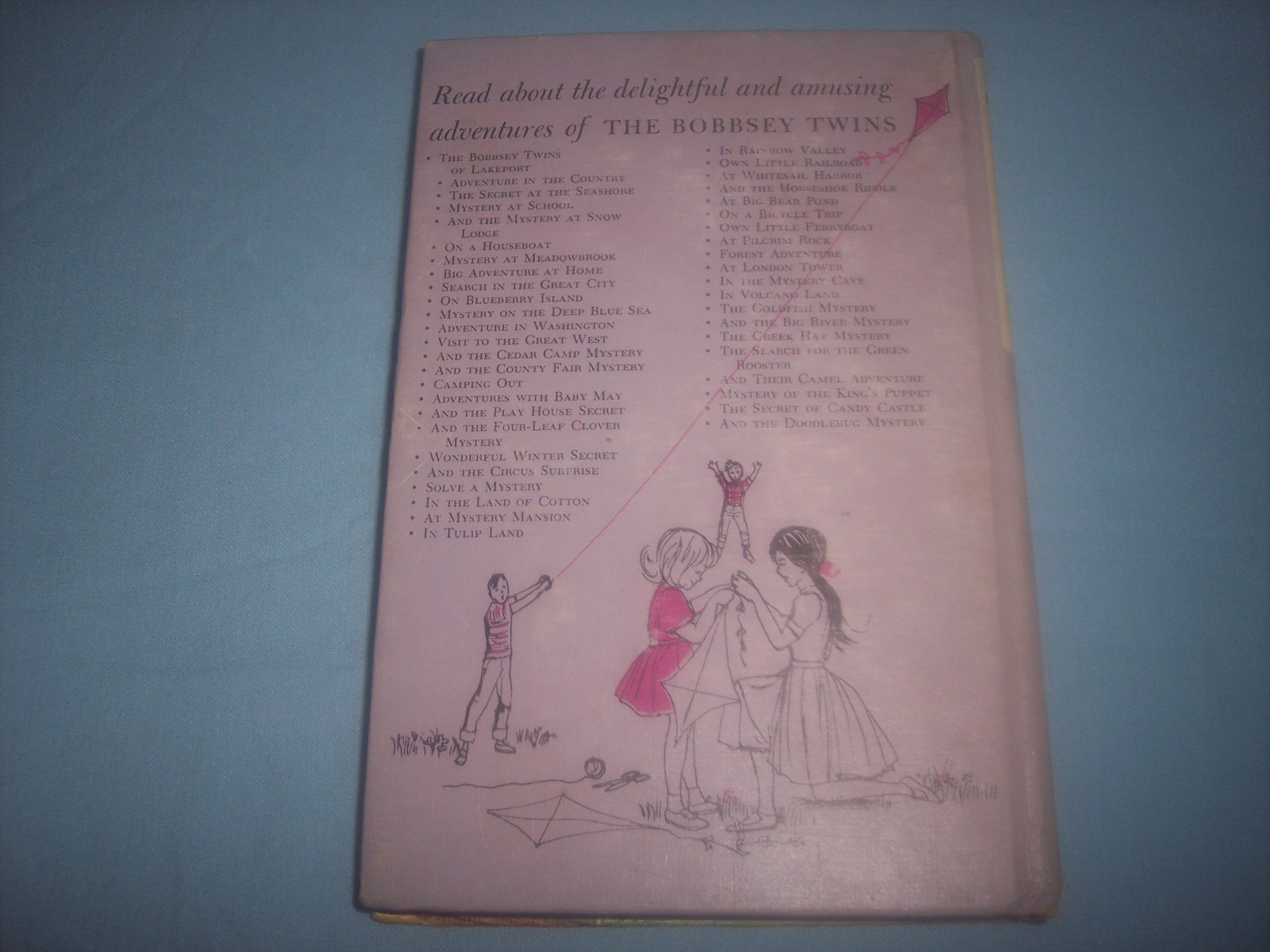 Vintage Book- Bobbsey Twins And The County Fair Mystery-1960-Laura Lee Hope