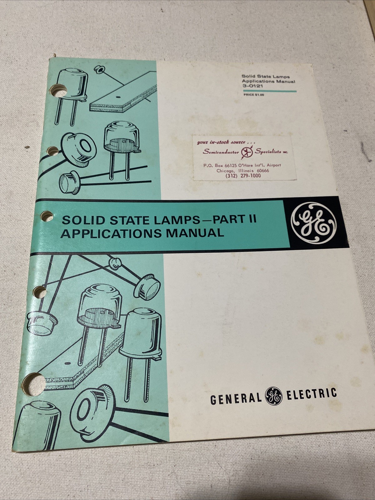 General Electric (GE) Solid State Lamps Part II Applications Manual vintage