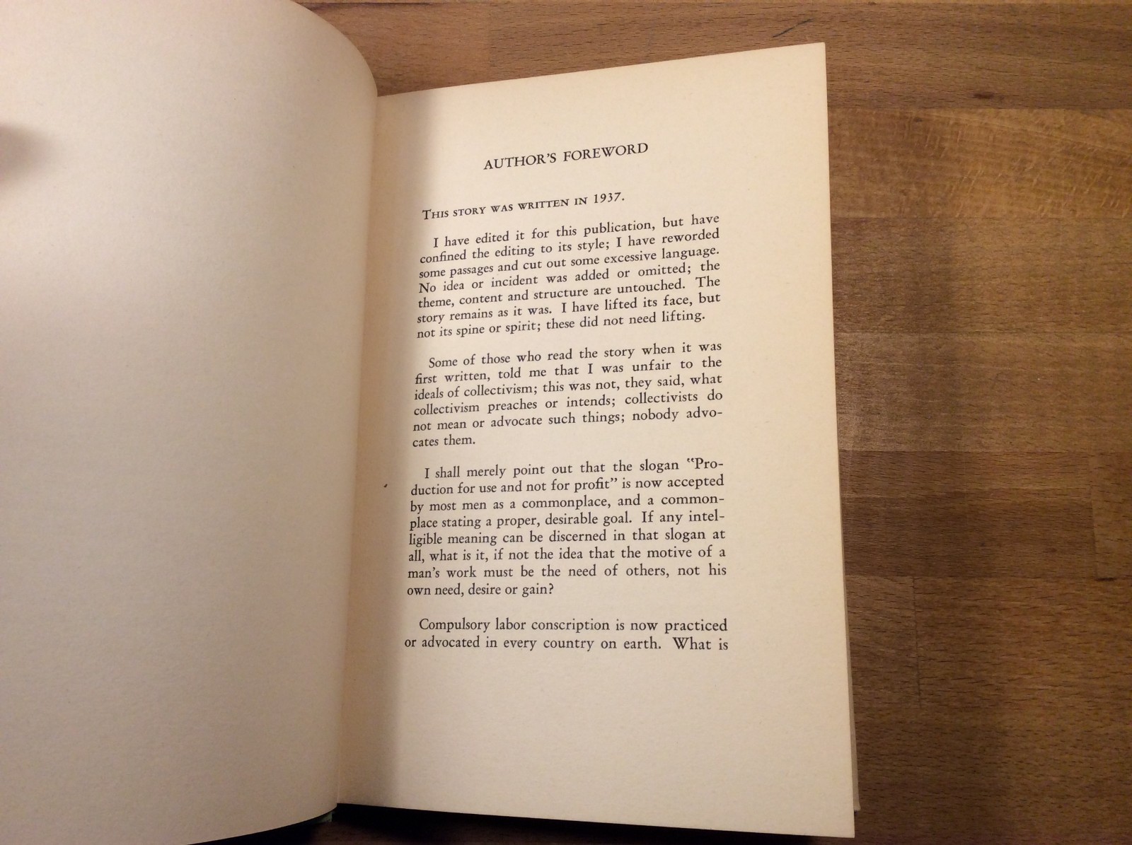 Anthem, Ayn Rand, RARE 1953 Hardcover w/ Dust Jacket