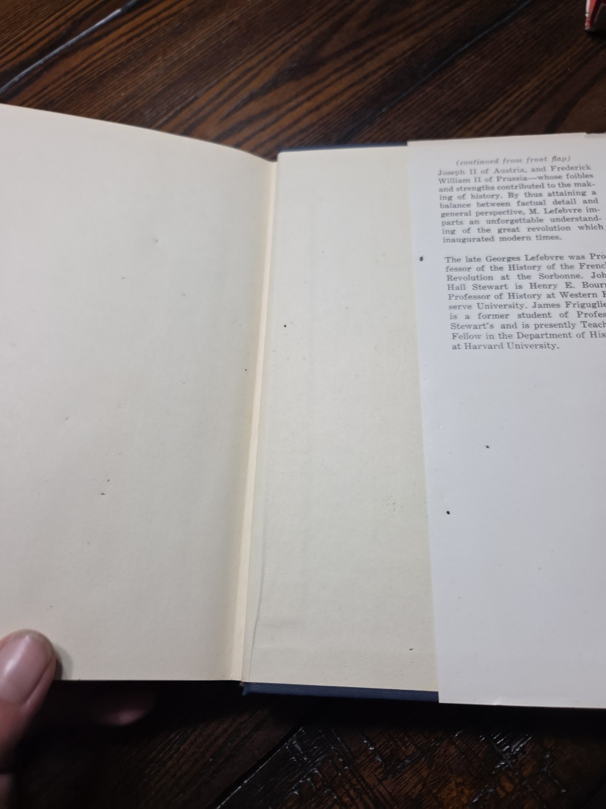 FRENCH REVOLUTION FROM ITS ORIGINS TO 1793 By Georges Lefebvre & Elizabeth Moss