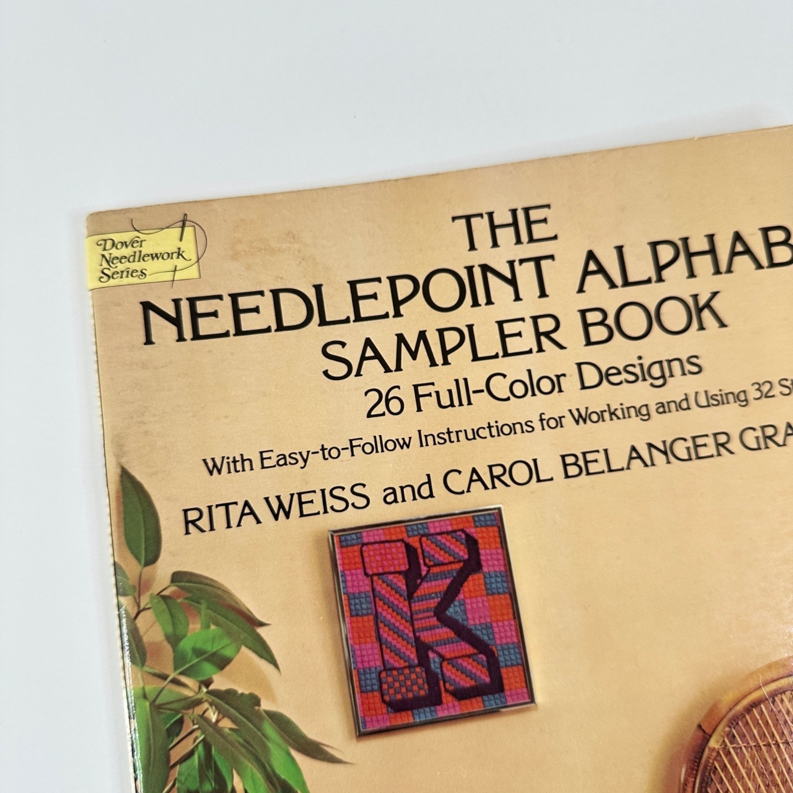 1977 The Needlepoint Alphabet Sampler Book Dover Needlework Series by Rita Weiss
