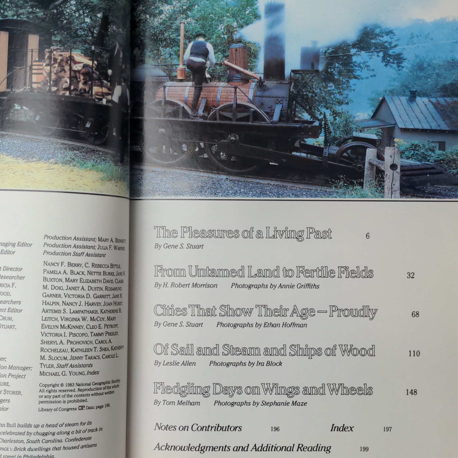Preserving America’s Past Hardcover Illustrated 1983 National Geographic Society