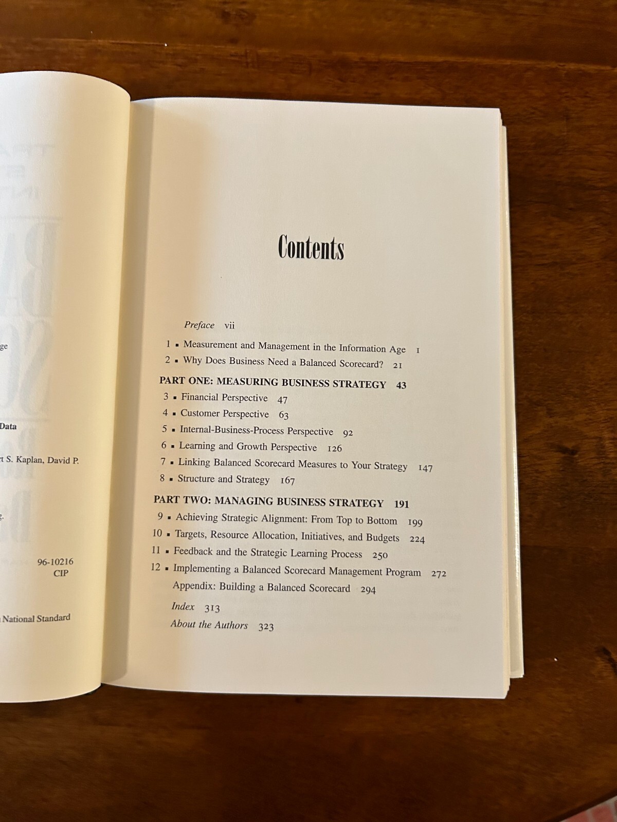 The Balanced Scorecard by Robert S. Kaplan and David P. Norton (HC 1996)