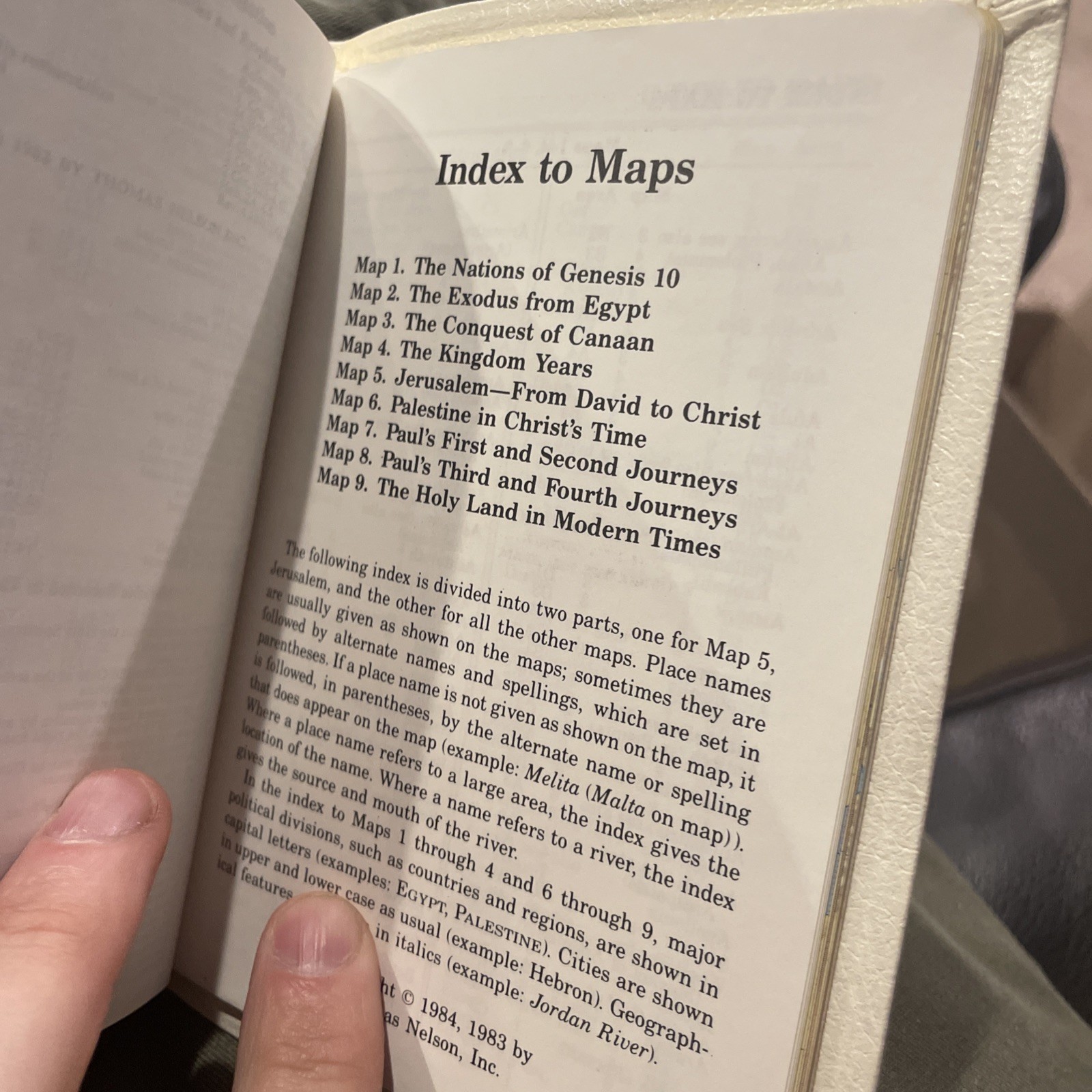 Holy Bible nelson #345W Bonded Leather Pocket Size KJV Red Letter