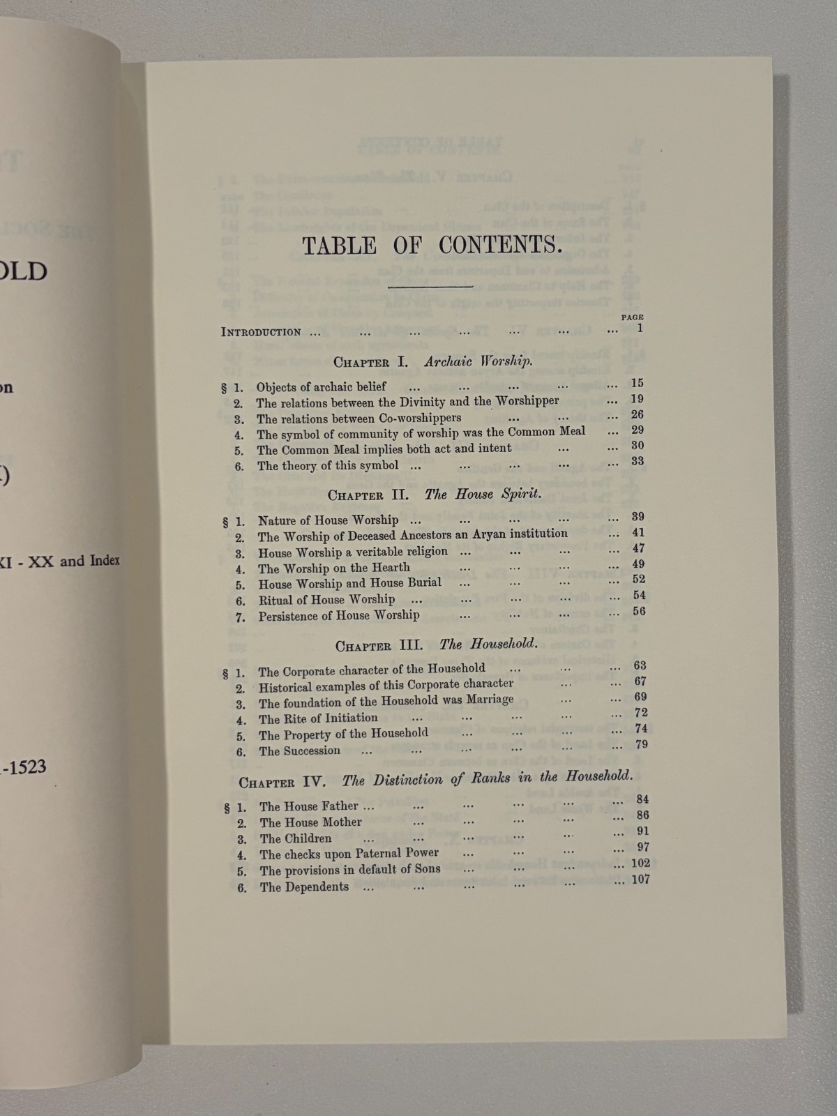 Aryan Household, Volume 1: Social Beliefs of the Aryans by William Hearn PB