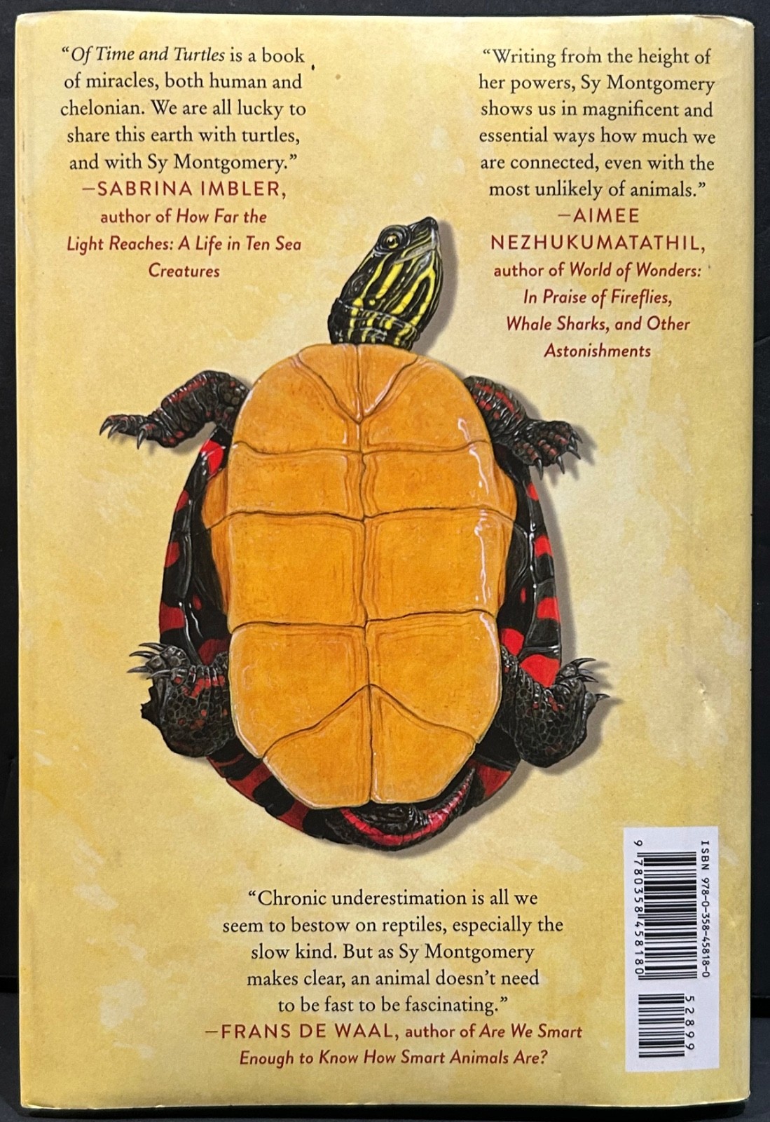 Of Time and Turtles: Mending the World Shell by Shattered Shell Sy Montgomery HC