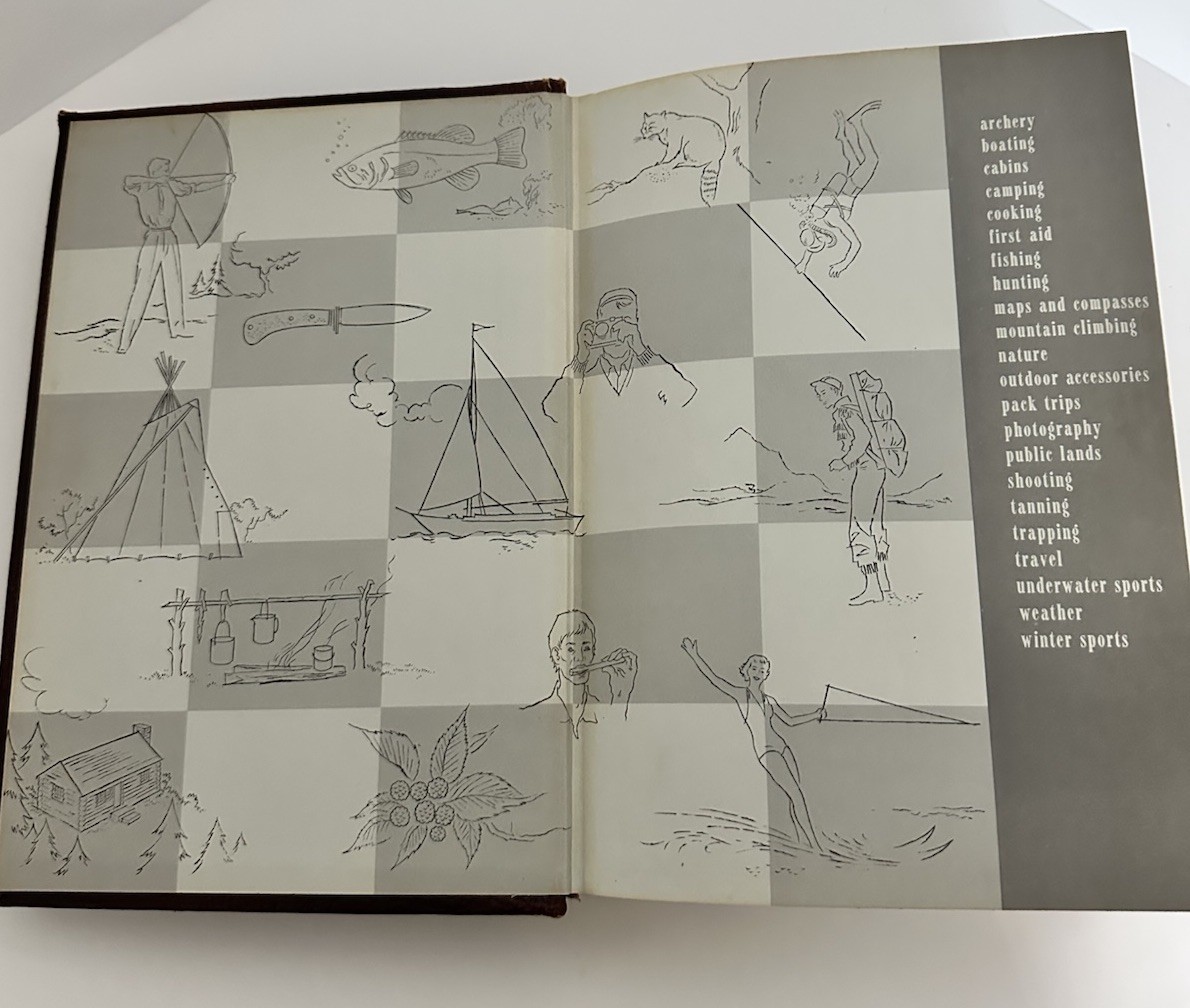1957 Outdoor Encyclopedia By A S Barnes & Co. 430+ Pages Of Interesting Stuff