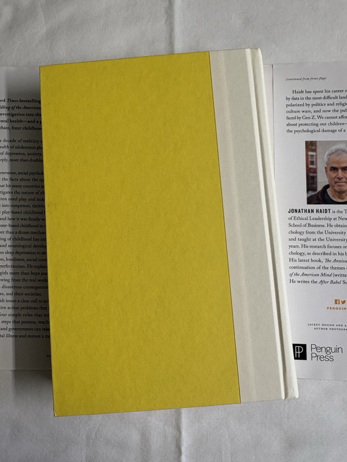 The Anxious Generation By Jonathan Haidt- New, Hardcover With Dust Jacket