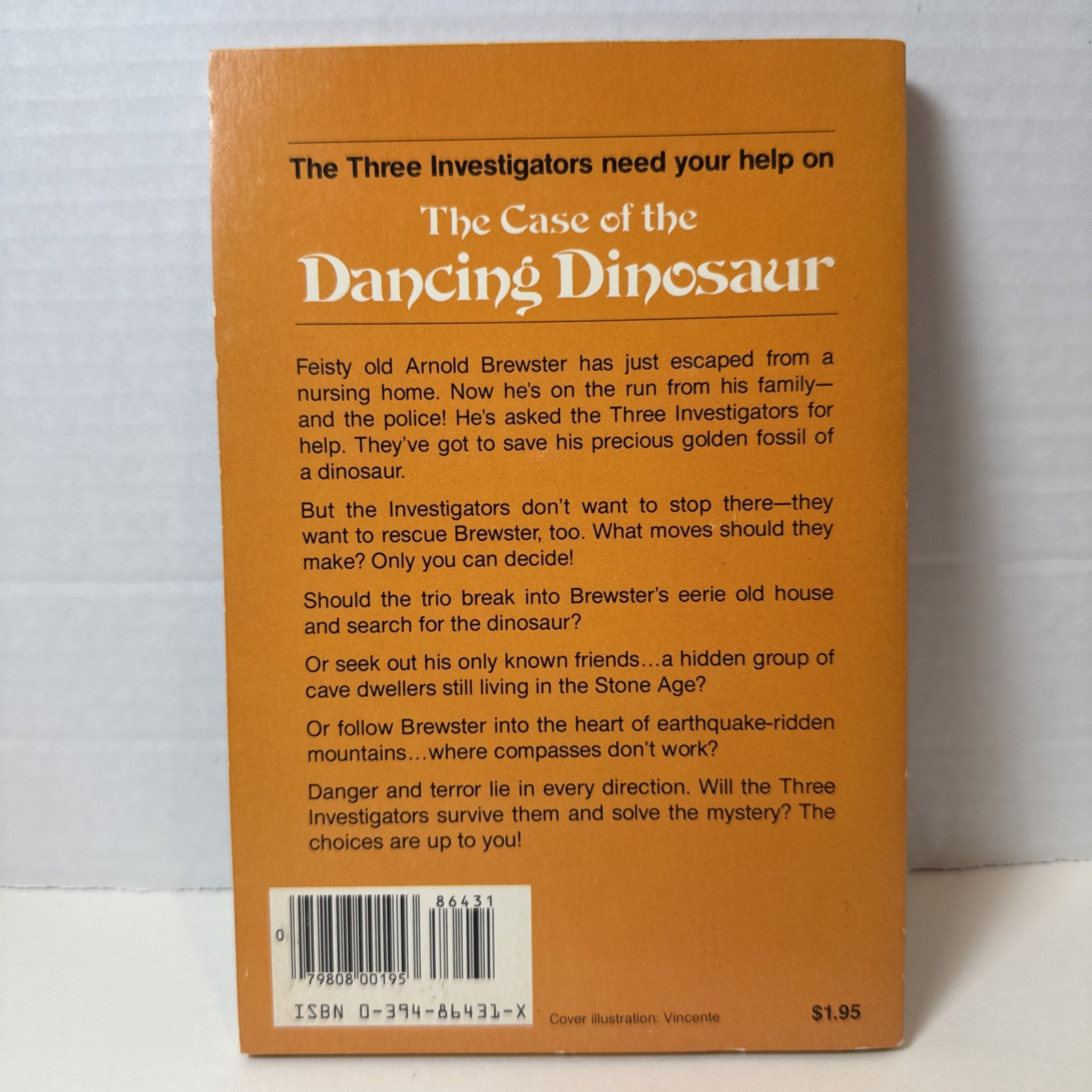 Three Investigators Case of the Dancing Dinosaur Paperback Find Your Fate