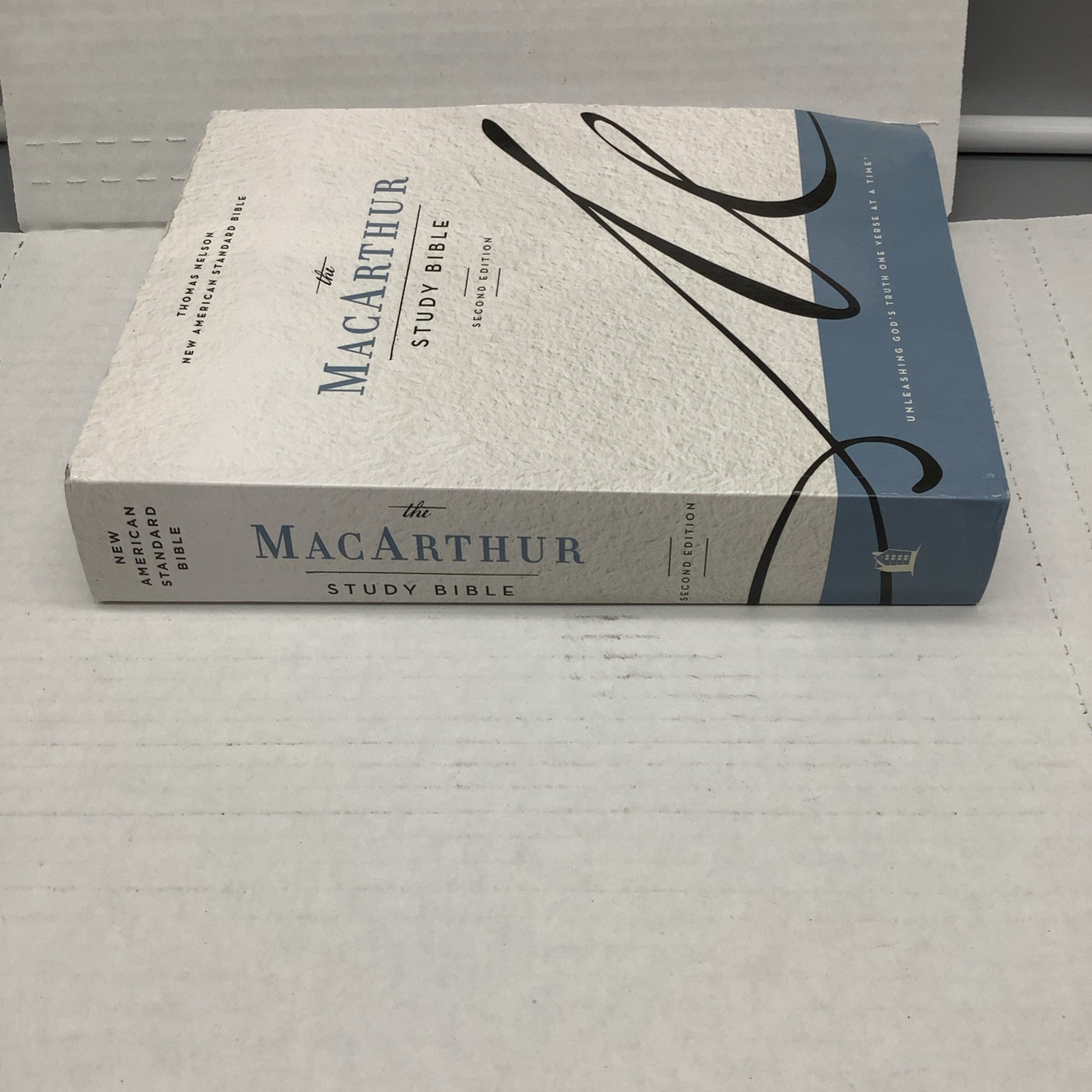 The MacArthur Study Bible Second Edition NASB by John MacArthur Paperback USED