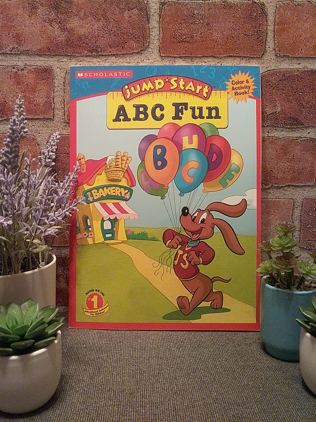 Vtg 2003 Jump Start ABC Fun Coloring & Activity Book w/Cut Out Paper Dolls! NEW