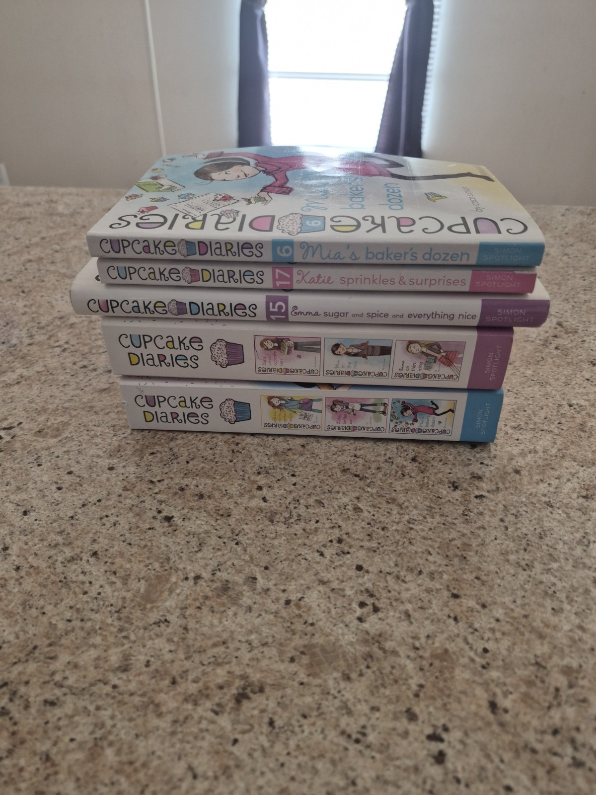 Cupcake Diaries Books Lot Of 5. Good Condition
