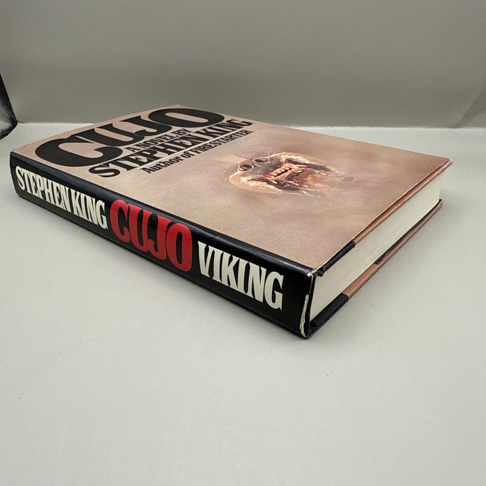 CUJO Stephen King 1981 HC DJ First Edition 5th Print Vintage Horror