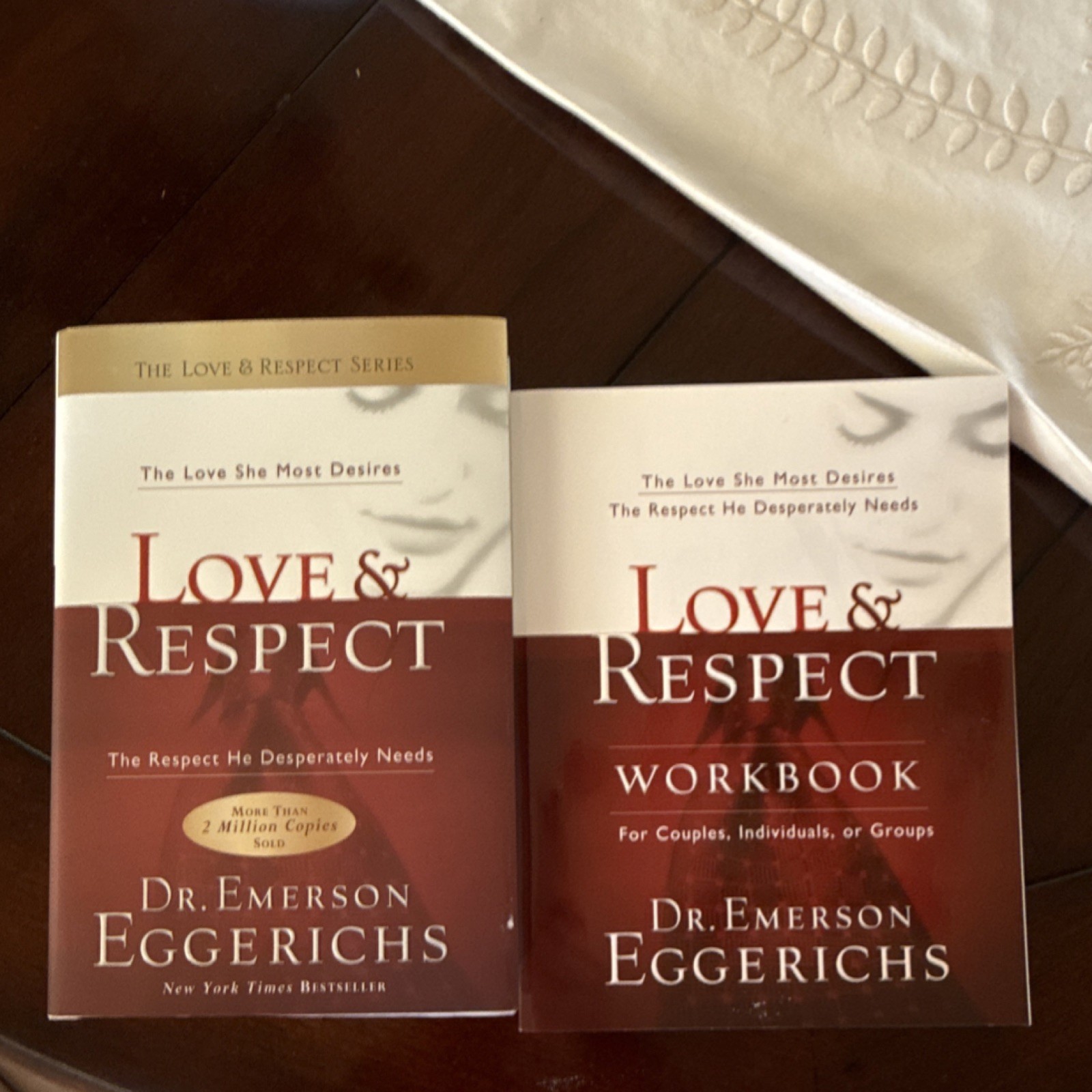 Love & Respect by Dr. Emerson Eggerichs Paperback Workbook Marriage