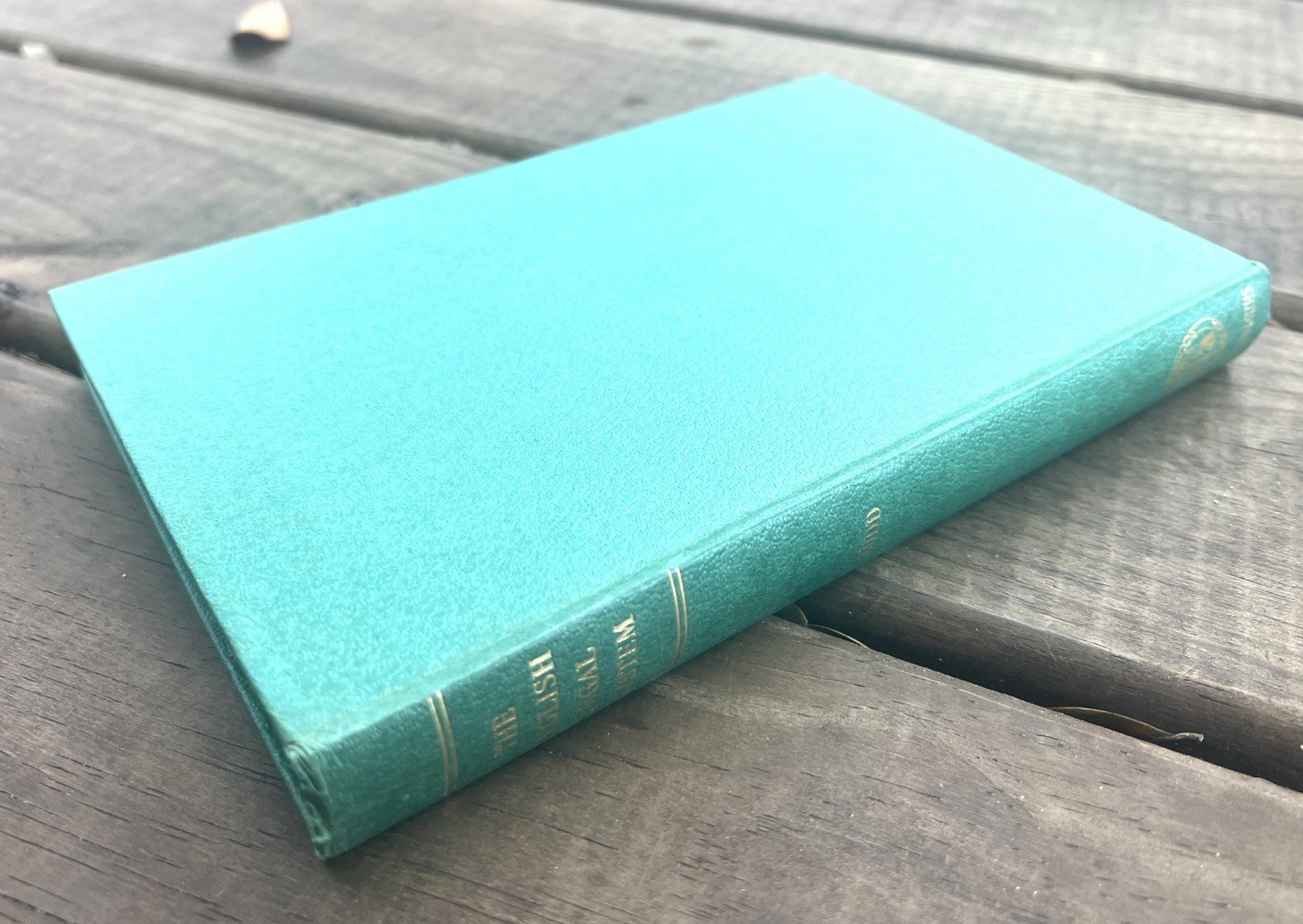 The English Legal System G. R. Rudd 1962 History Profession Procedure Evidence