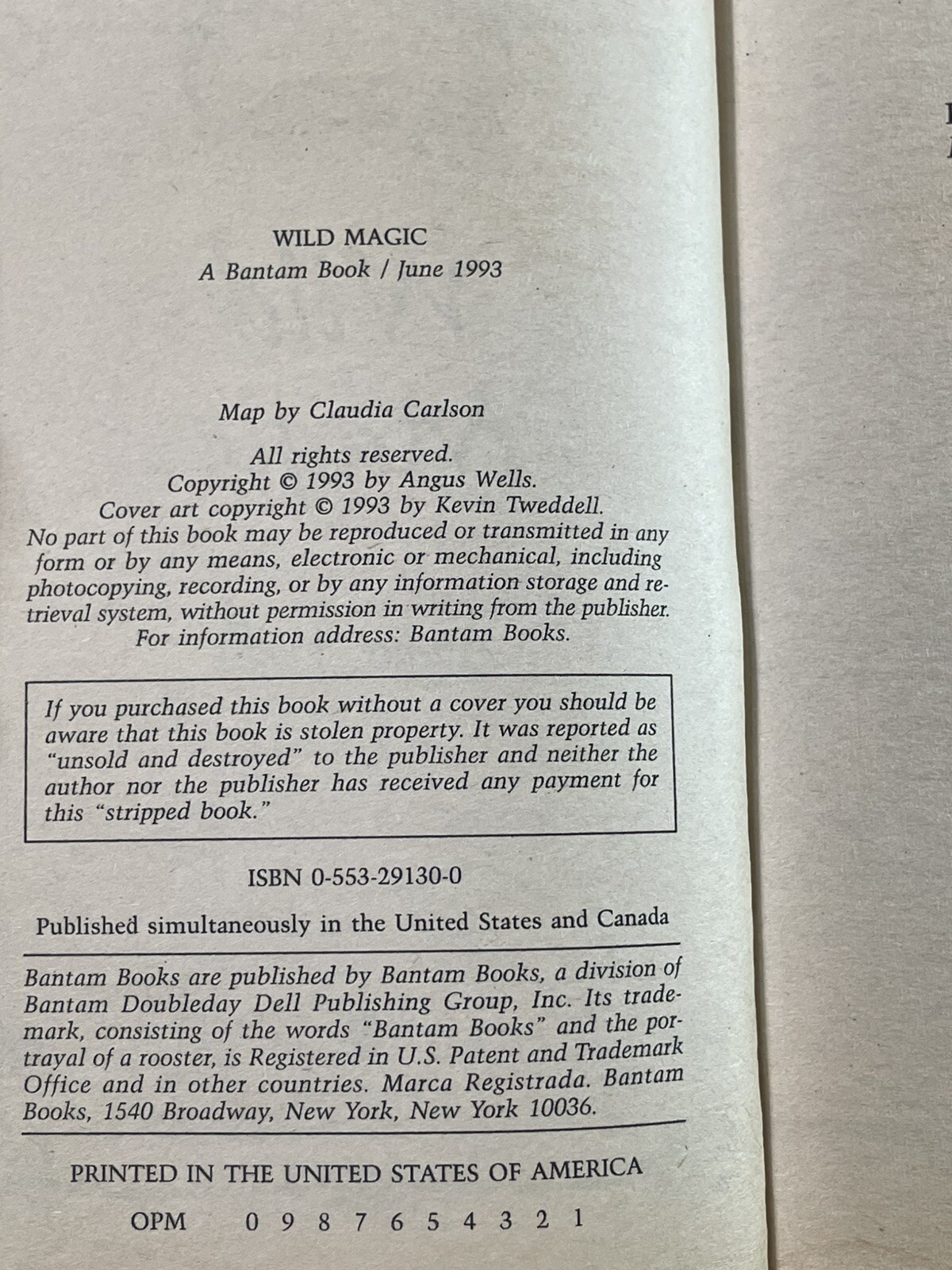 3V Set THE GODWARS Angus Wells – Forbidden Magic, Dark Magic, Wild Magic