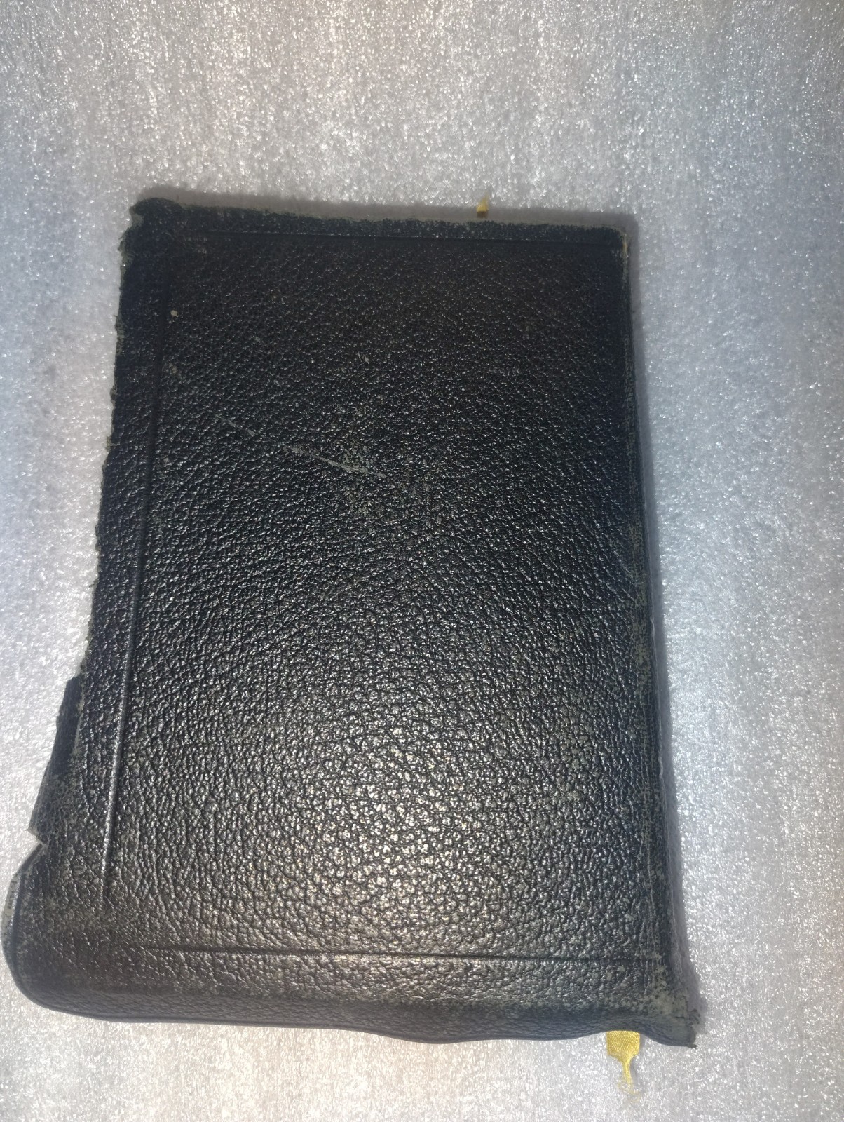 Vintage Holy Bible KJV w/ Ideal Helps National Bible Press Black Leather Tabs