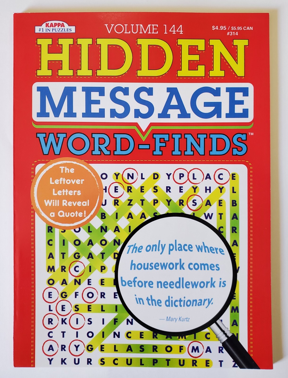 Hidden Message Word-Finds Puzzle Books Kappa Games,Search,Hunt~Pick up to 15Vols