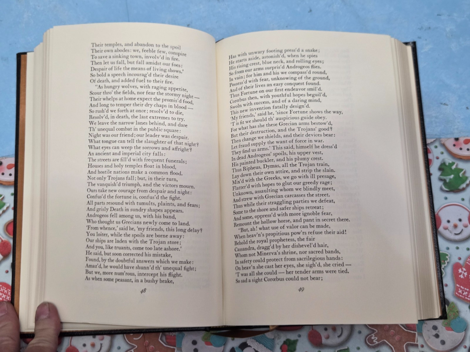 THE AENEID, VIRGIL, LEATHER BOUND, 1979, THE EASTON PRESS,