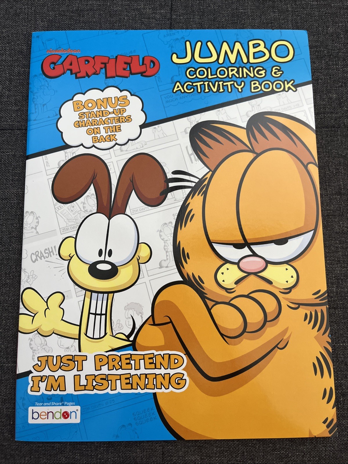 Garfield Jumbo Coloring & Activity Book Puzzles Games & Pages to Color Bendon
