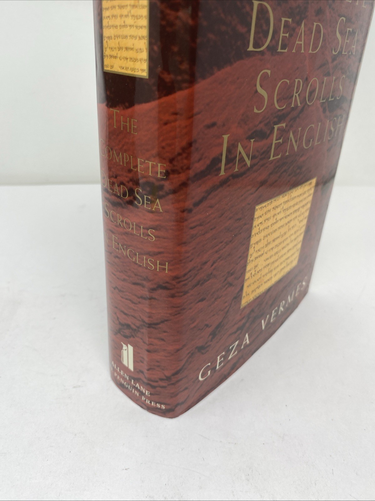 Dead Sea Scrolls English Vermes HC 1997 Unmarked Pages Foxing Edges