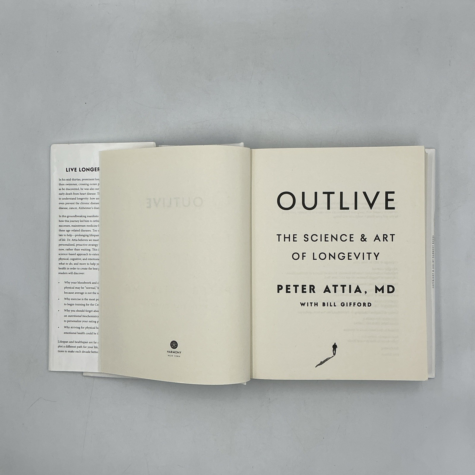 Outlive : The Science and Art of Longevity by Peter Attia (2023, Hardcover)- VG