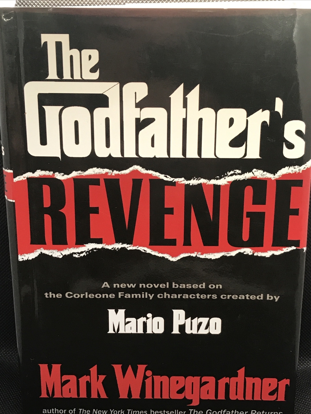 Book & DVD Lot First Edition Godfather’s Revenge by Mark Winegardner Mario Puzo