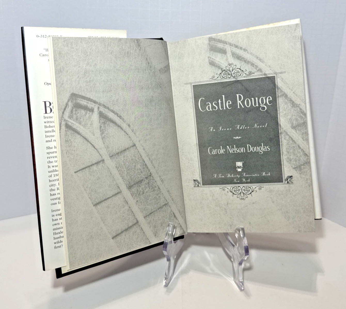 SHERLOCKIANA | VINTAGE 1st Ed HC DJ | Castle Rouge by Carole Nelson Douglas