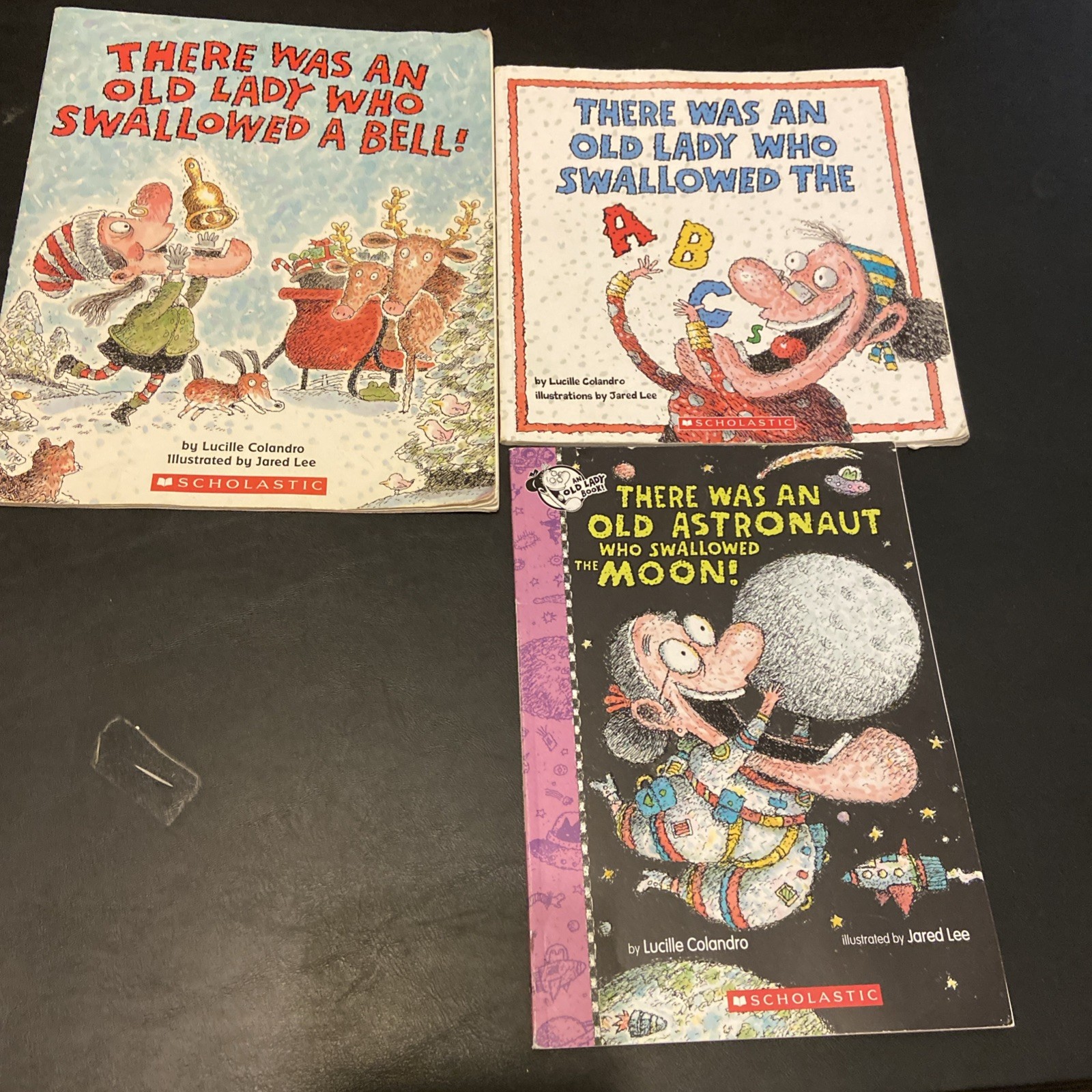 There Was An Old Lady Series Books by Lucille Colandro Lot Of 7 PBs & BB