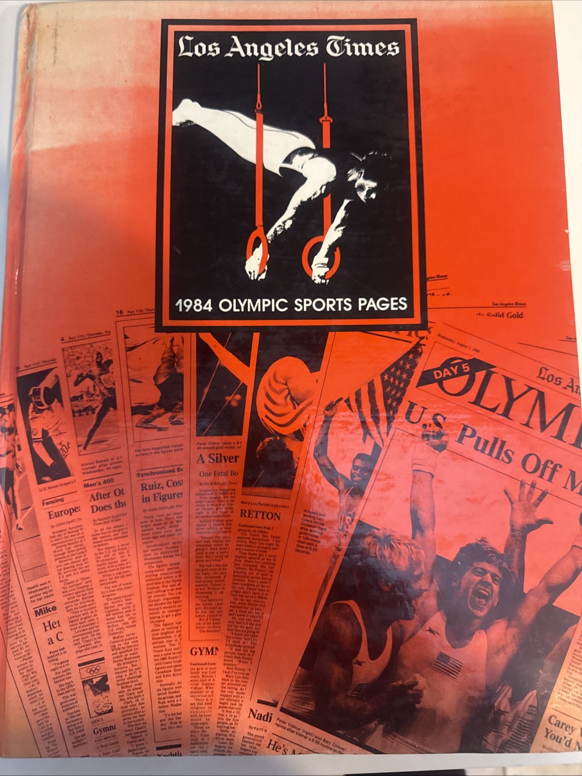 Los Angeles Times 1984 Olympic Sports Pages by Abrams Large Hardcover Book