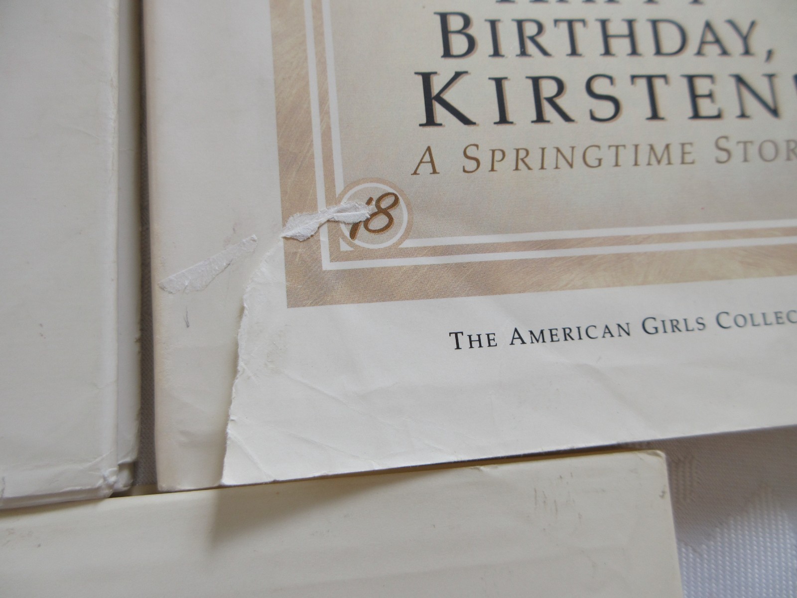 AG Pleasant Company Kirsten Hardcover BOOK Set -5, 1st PRINTING, 1ST ED. 1986