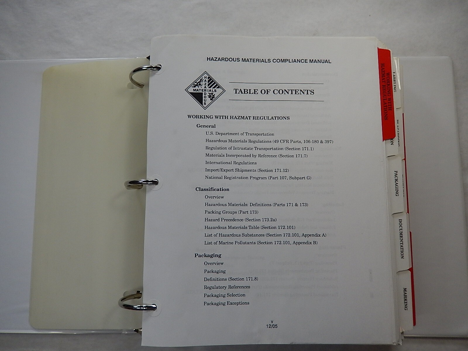 Hazardous Materials Compliance Manual by J.J. Keller & Associates, 2016, 138-M